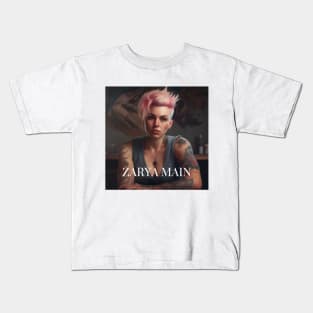 Zarya Overwatch Main T-Shirt Kids T-Shirt